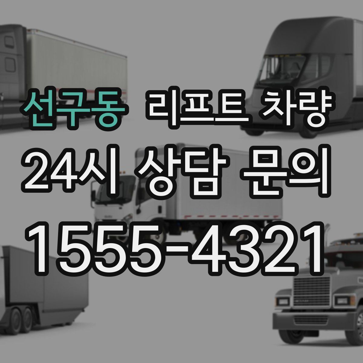 선구동 리프트 차량
