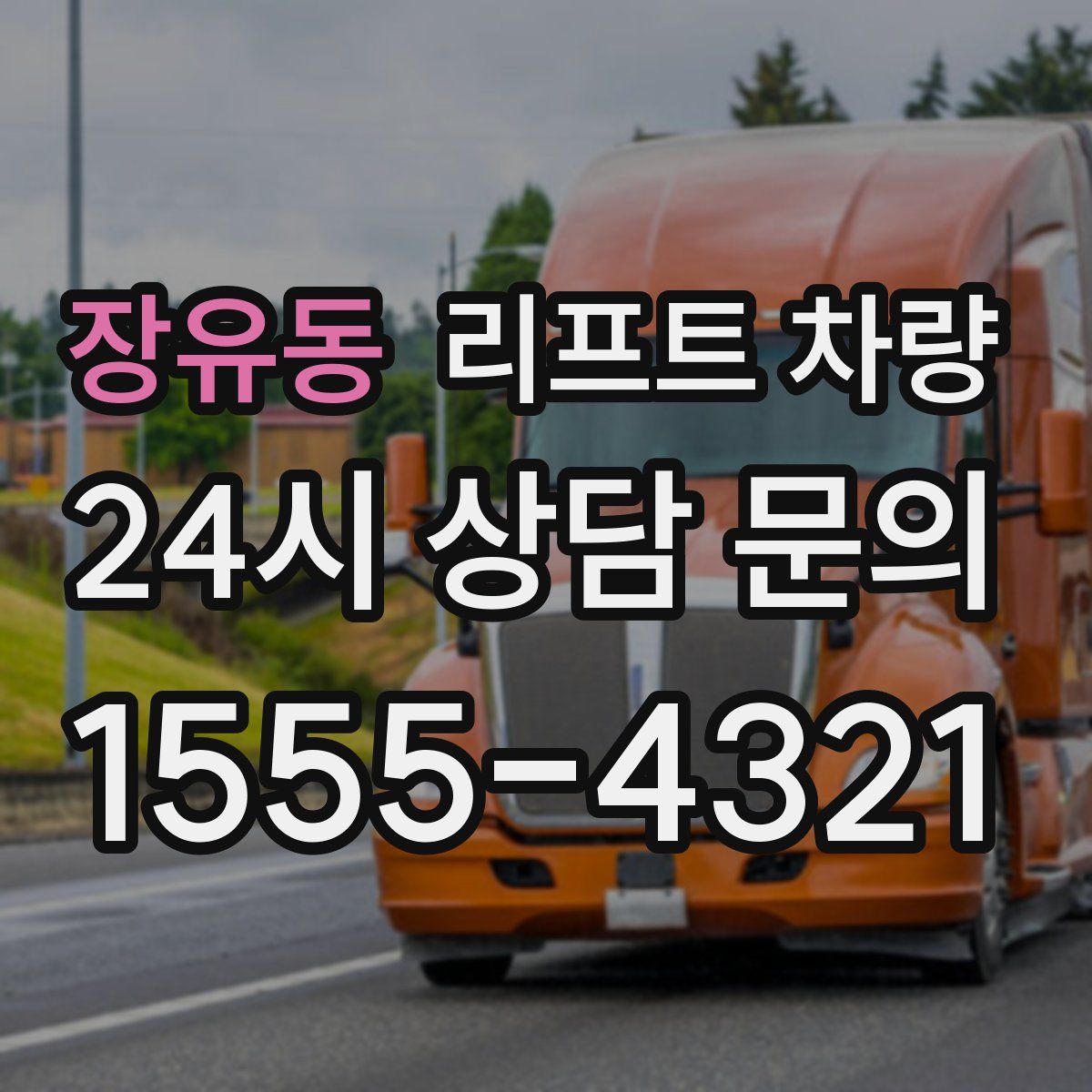 장유동 리프트 차량