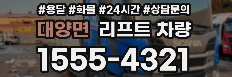 대양면 리프트 차량