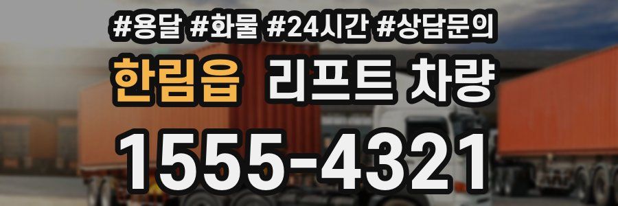 한림읍 리프트 차량