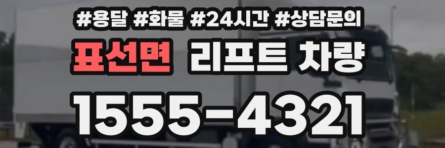 표선면 리프트 차량