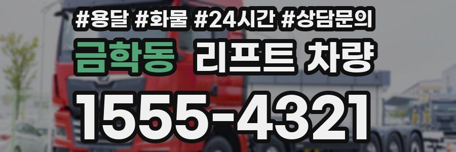 금학동 리프트 차량