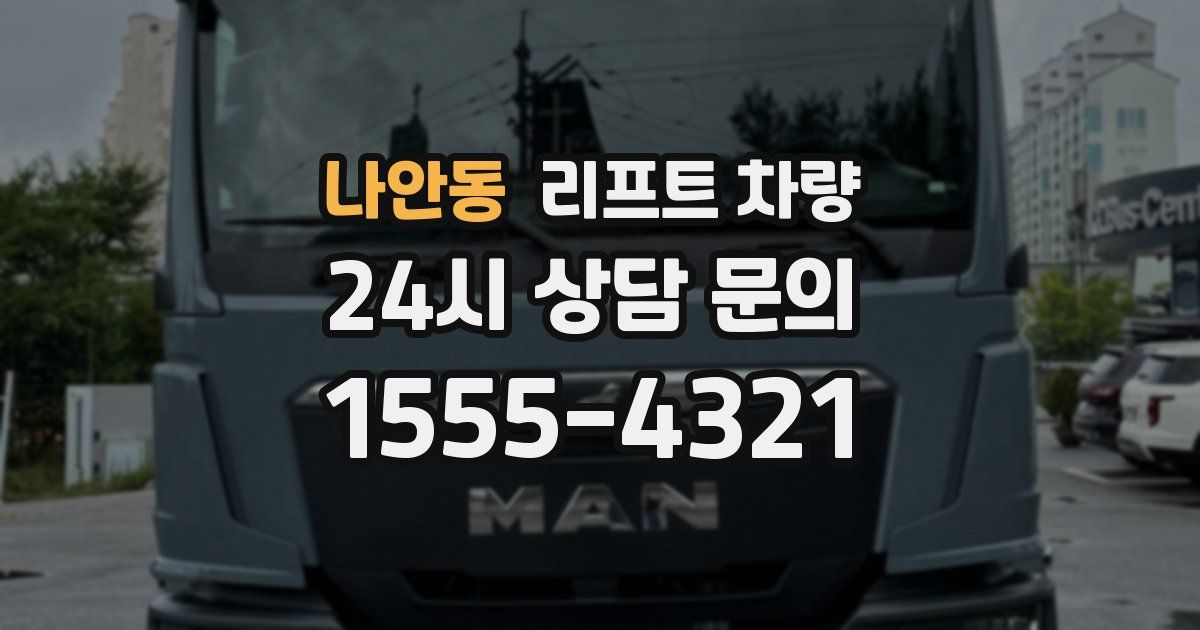 나안동 리프트 차량