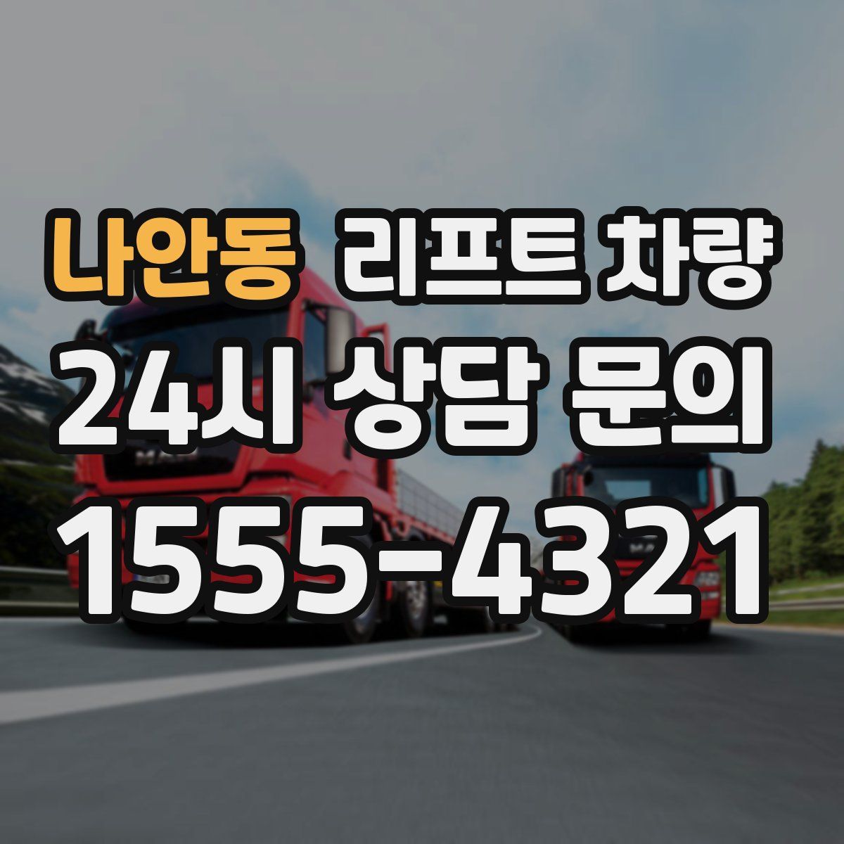 나안동 리프트 차량