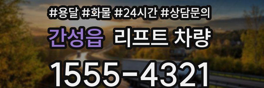 간성읍 리프트 차량