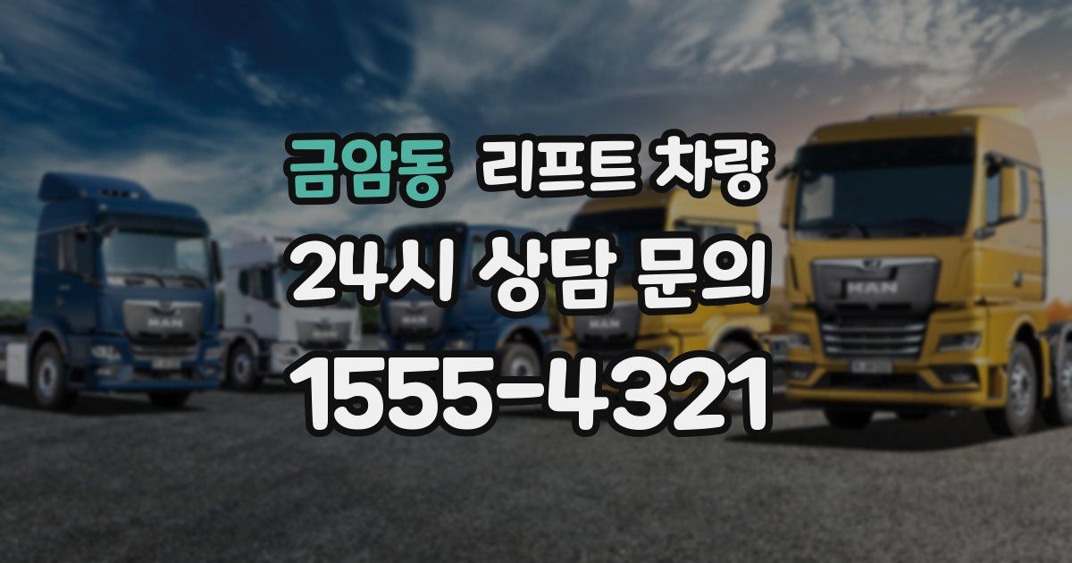 금암동 리프트 차량