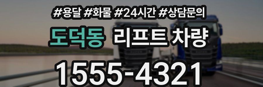 도덕동 리프트 차량