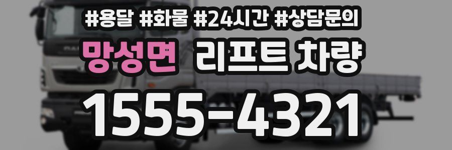 망성면 리프트 차량