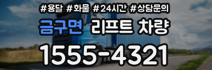 금구면 리프트 차량