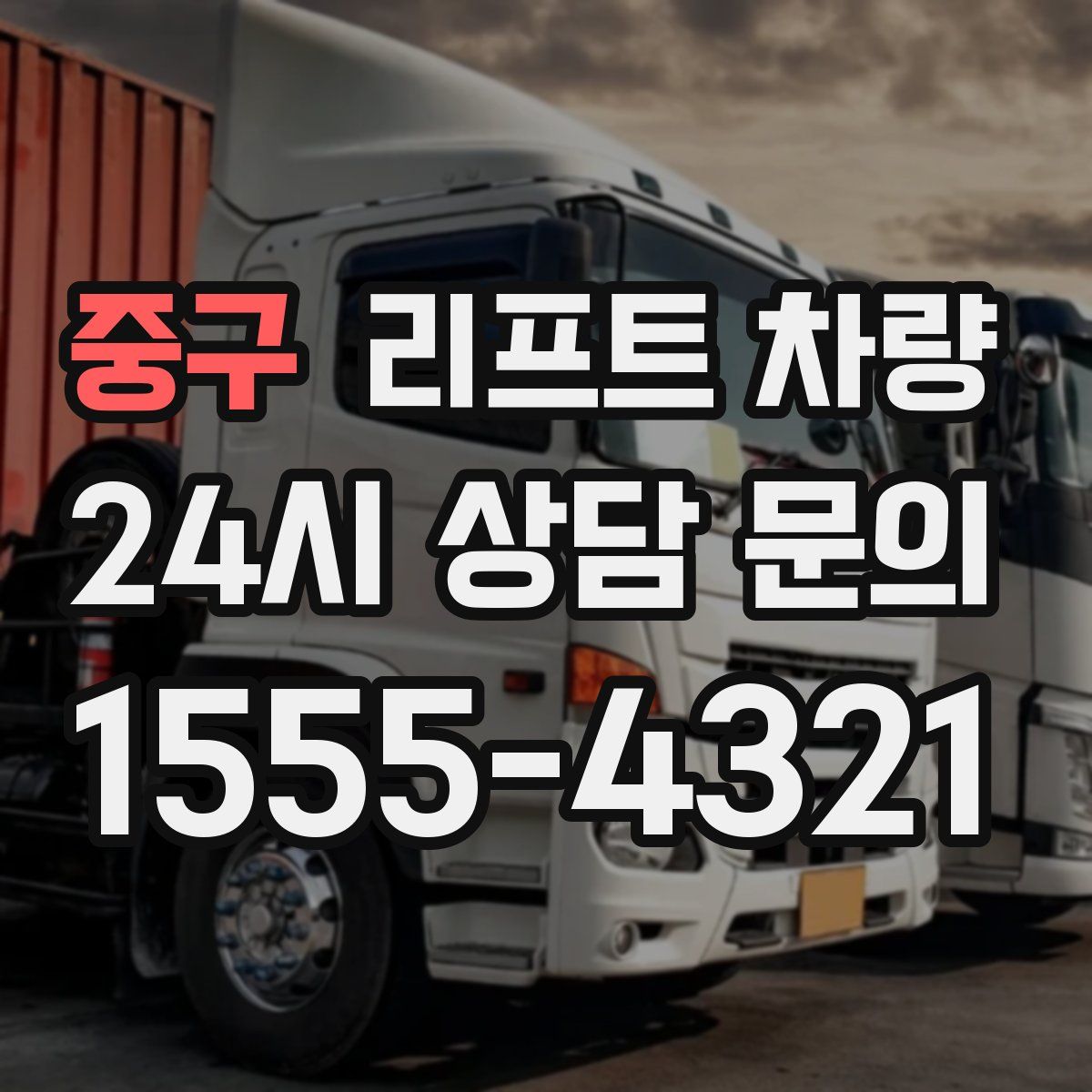 중구 리프트 차량