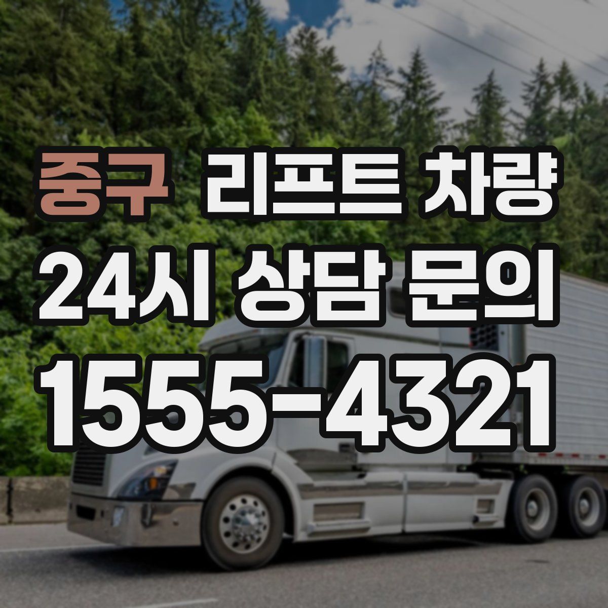 중구 리프트 차량