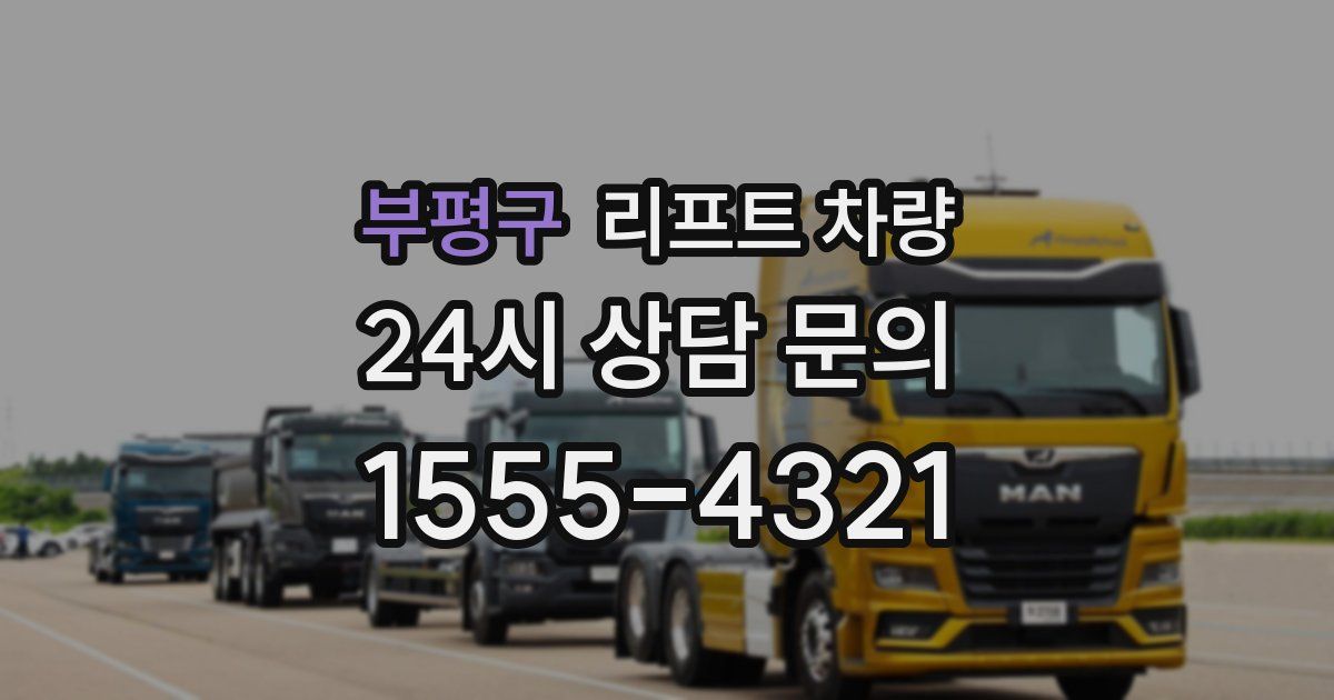 부평구 리프트 차량