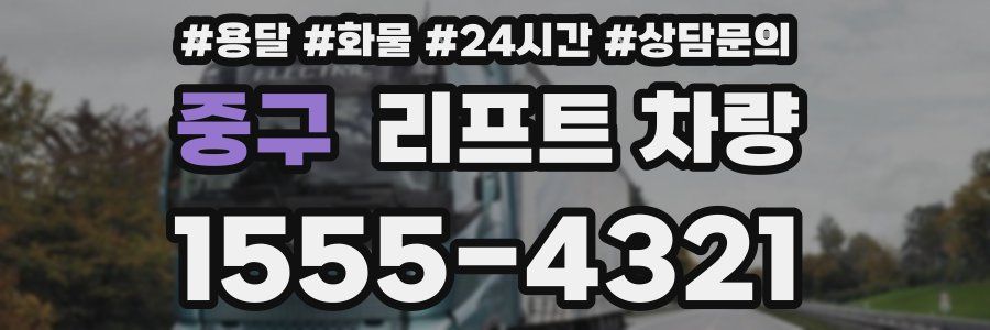 중구 리프트 차량