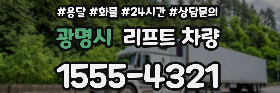 광명시 리프트 차량