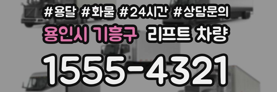 용인시 기흥구 리프트 차량