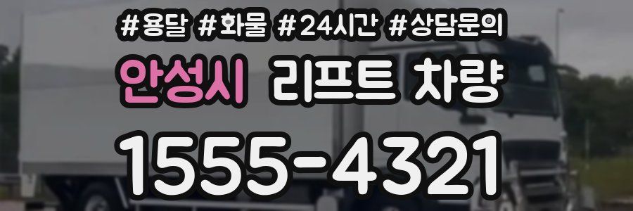 안성시 리프트 차량