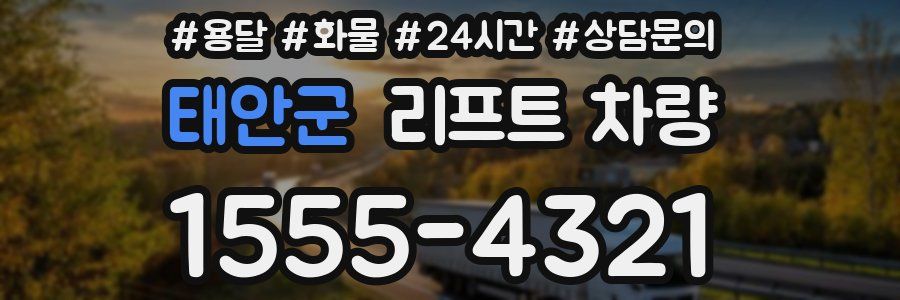 태안군 리프트 차량