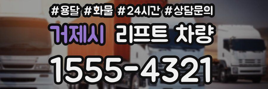 거제시 리프트 차량