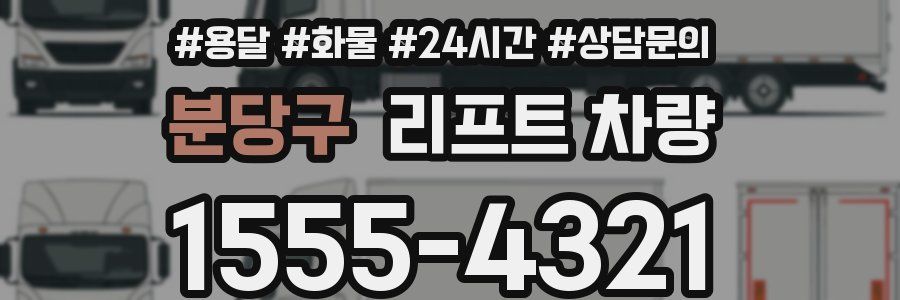 분당구 리프트 차량