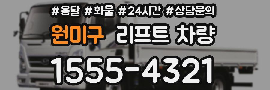 원미구 리프트 차량