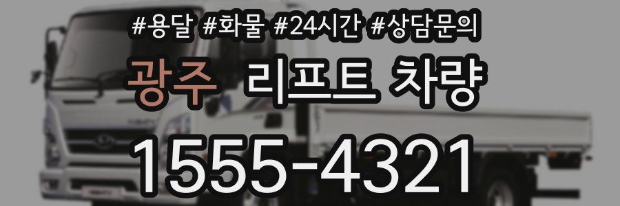 광주 리프트 차량