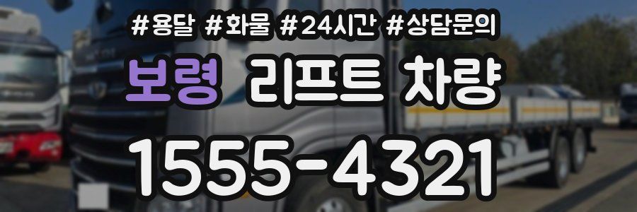 보령 리프트 차량
