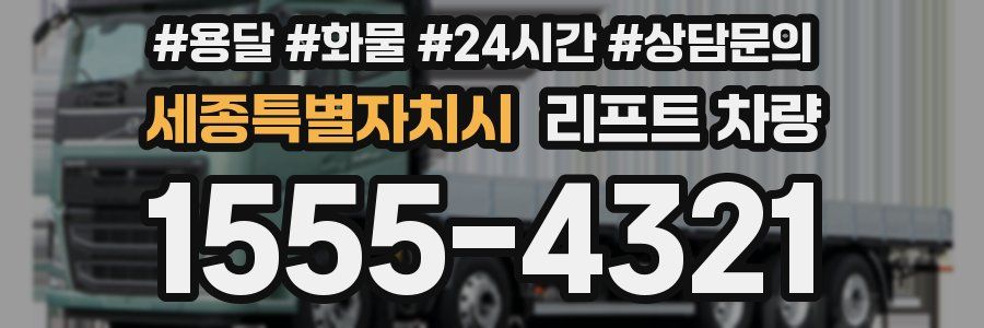세종특별자치시 리프트 차량