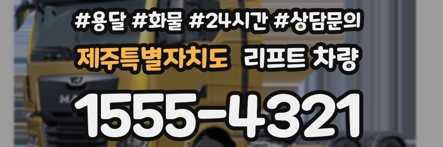 제주특별자치도 리프트 차량