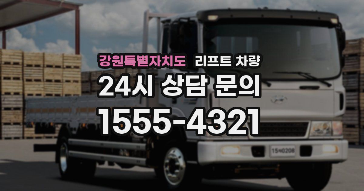 강원특별자치도 리프트 차량