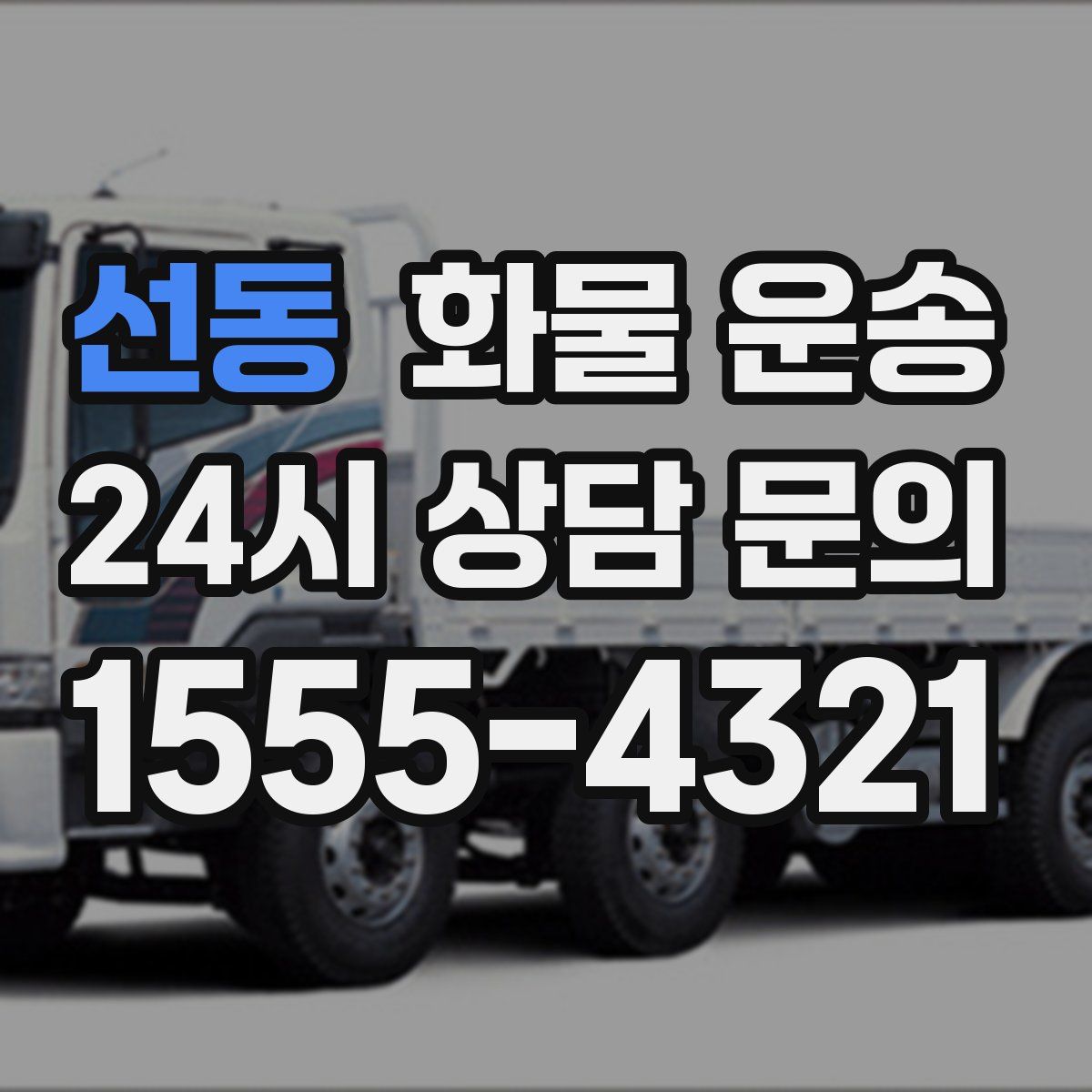 선동 화물 운송