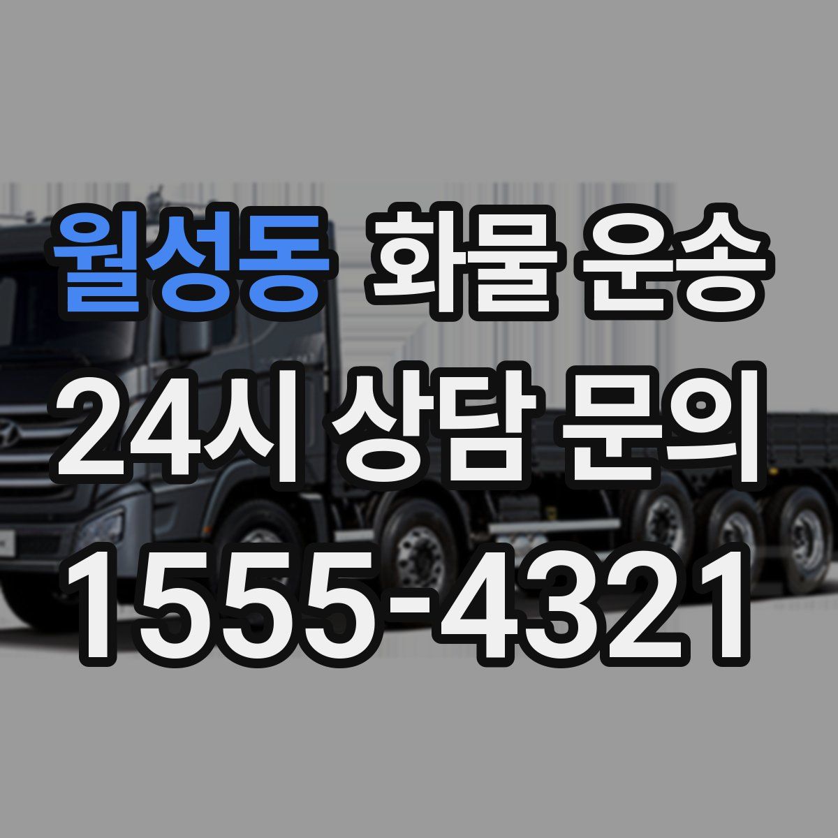 월성동 화물 운송