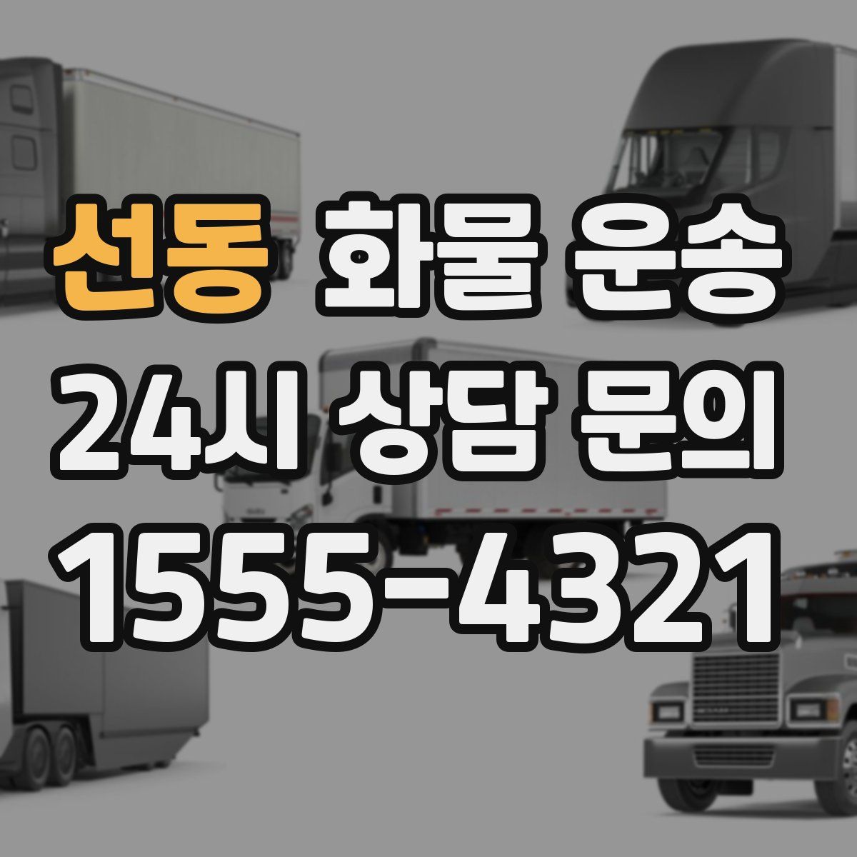 선동 화물 운송