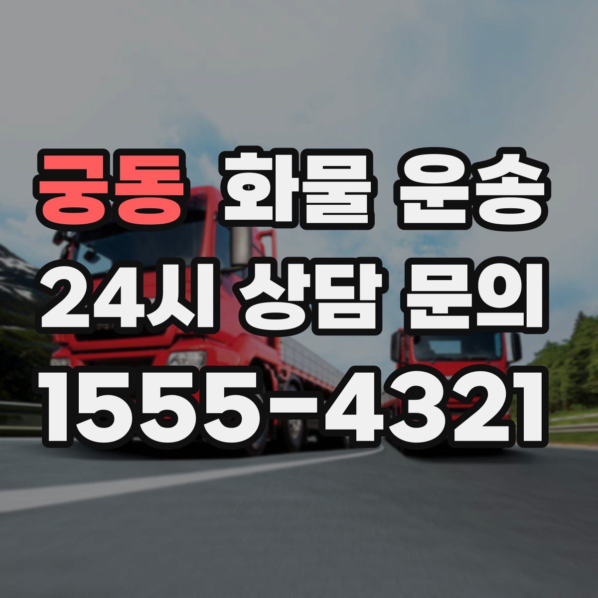 궁동 화물 운송