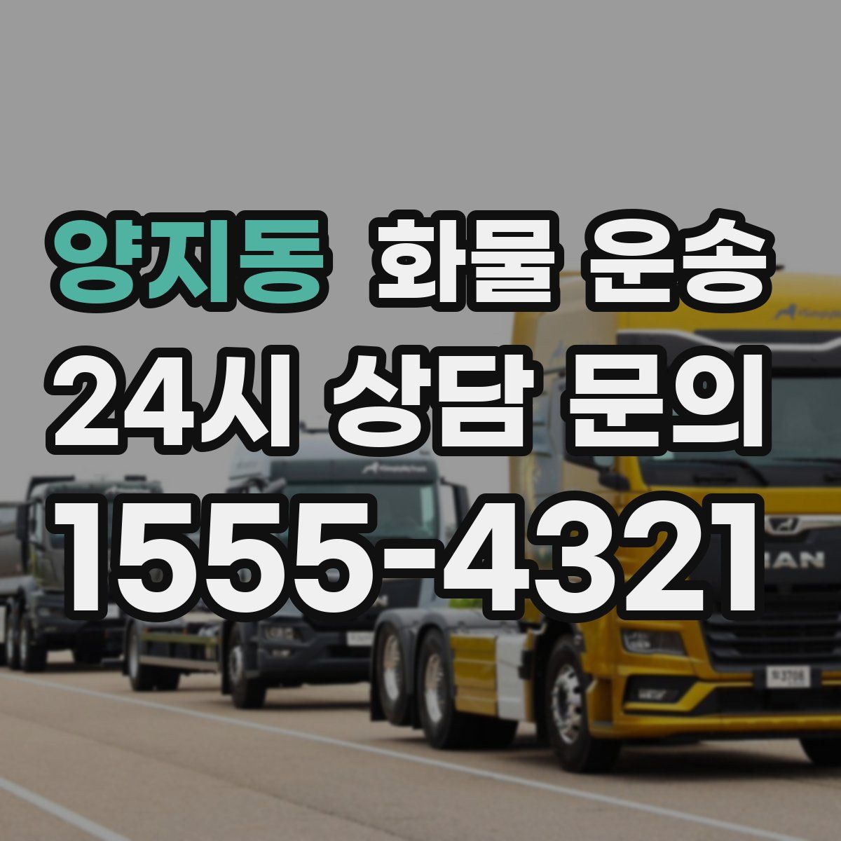 양지동 화물 운송