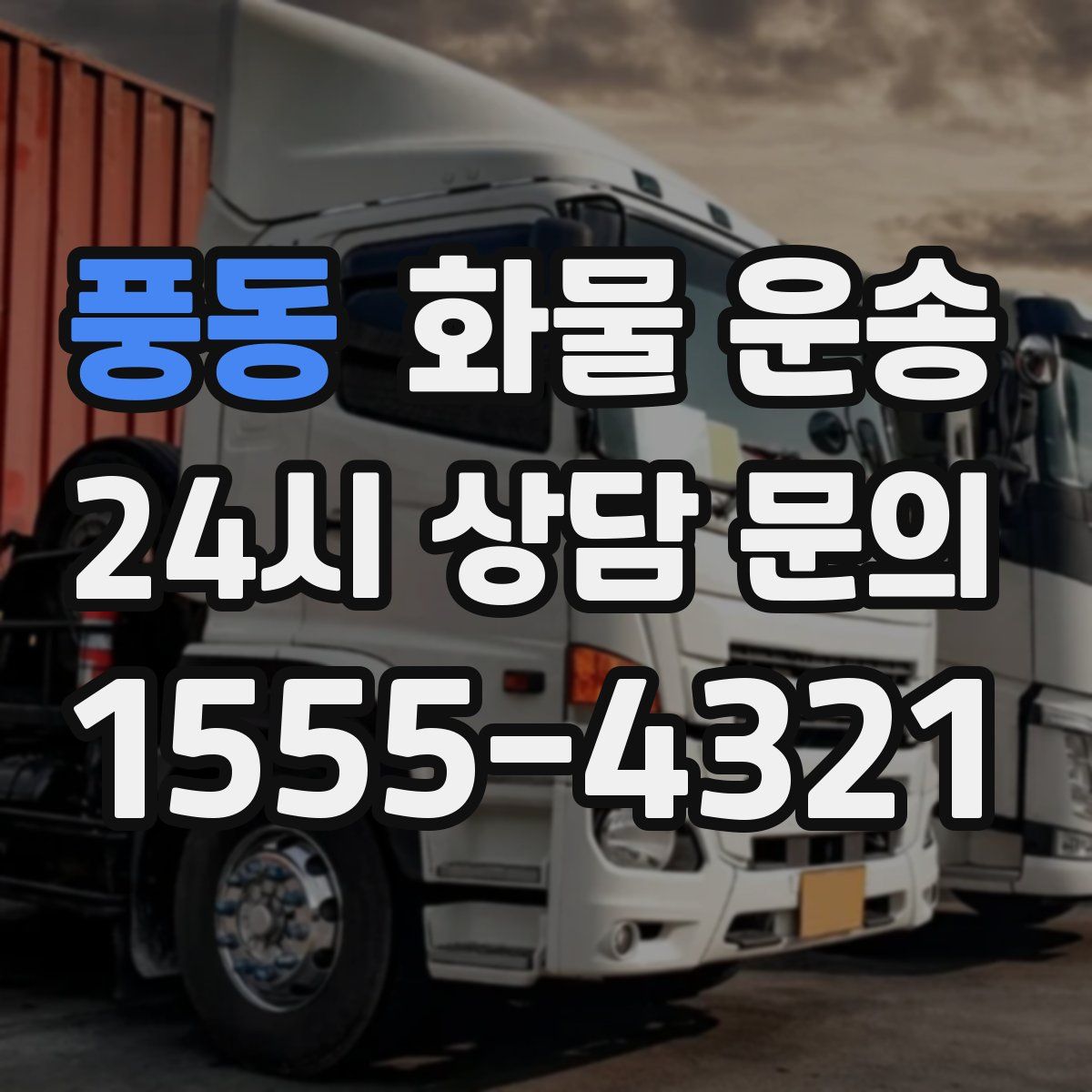 풍동 화물 운송