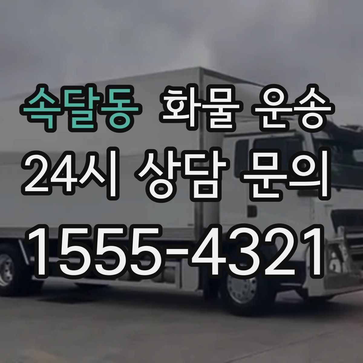 속달동 화물 운송