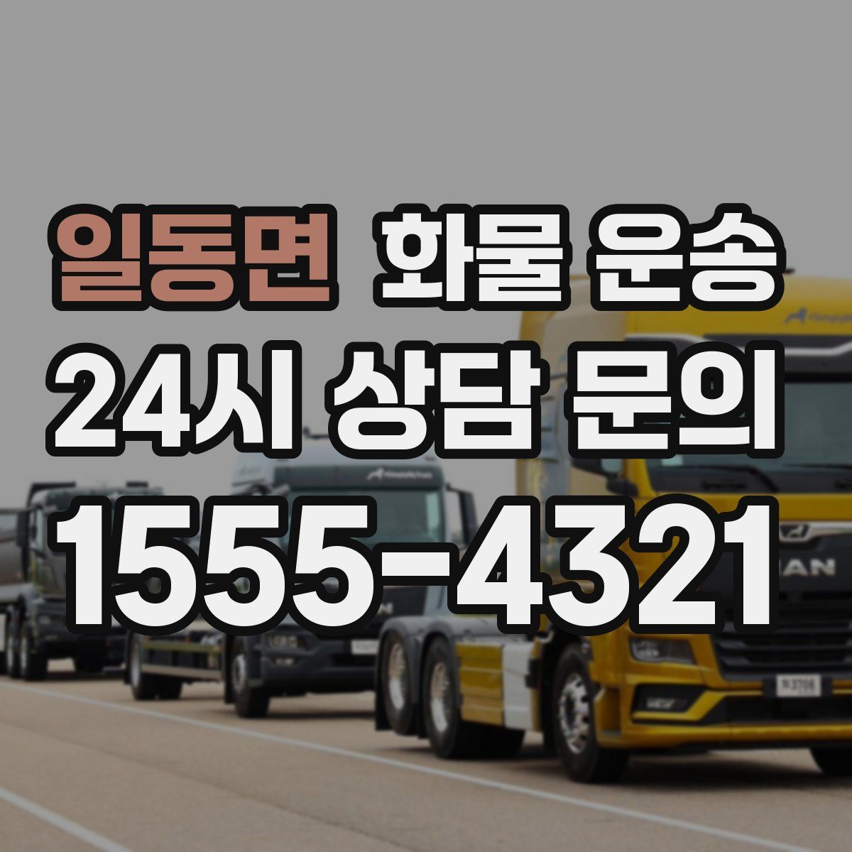 일동면 화물 운송