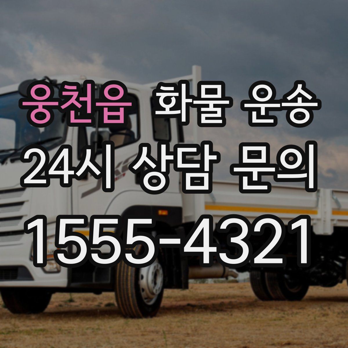 웅천읍 화물 운송