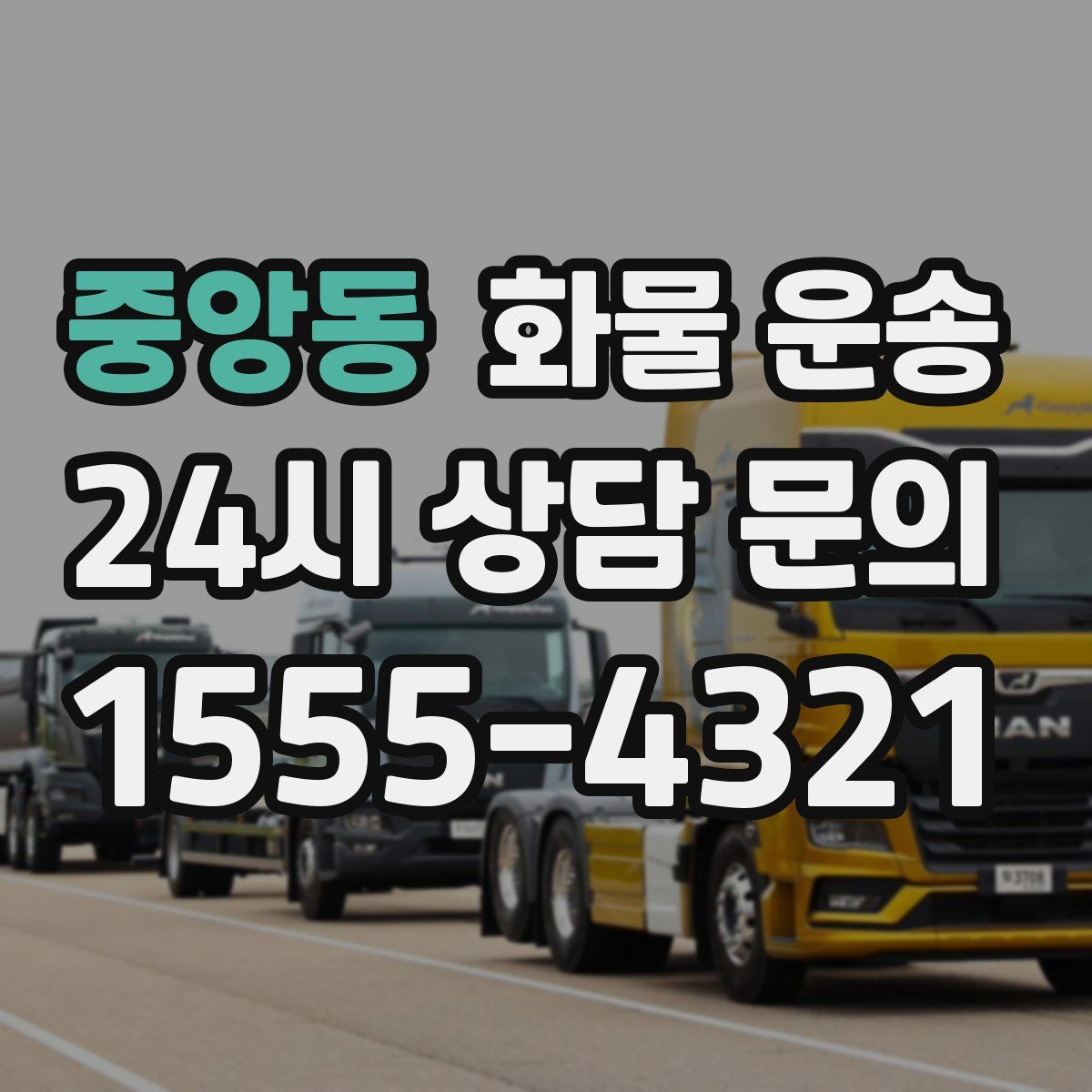 중앙동 화물 운송