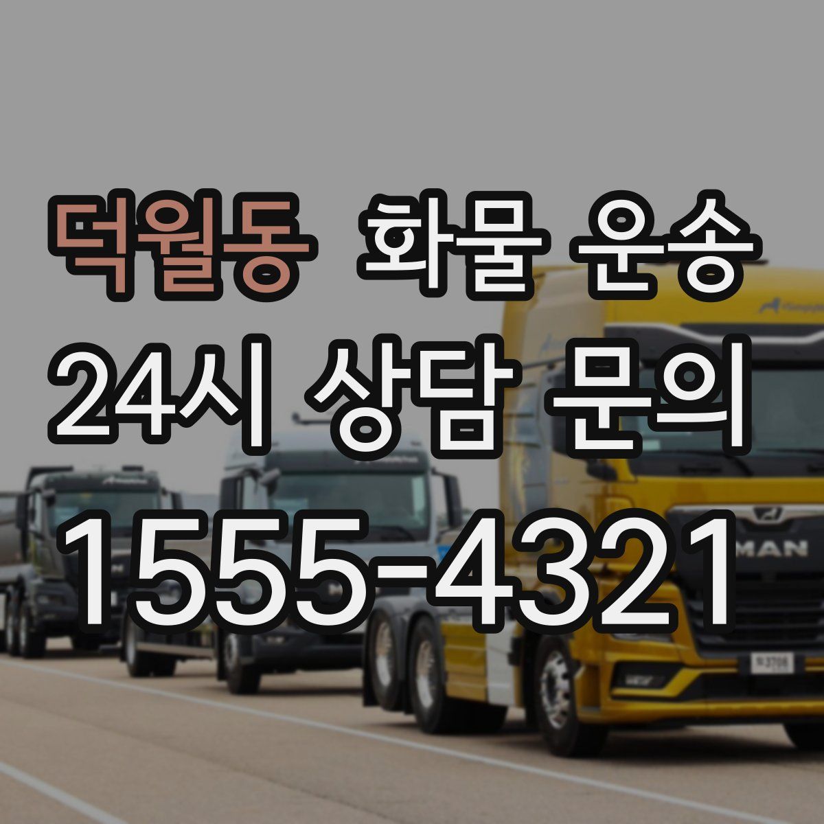 덕월동 화물 운송