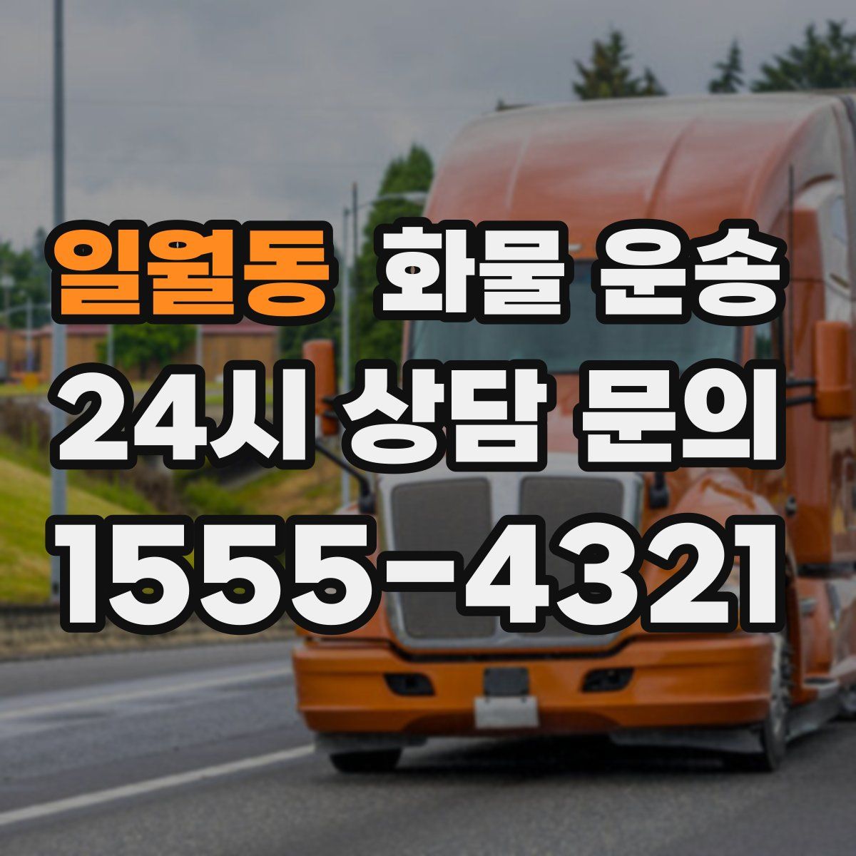 일월동 화물 운송