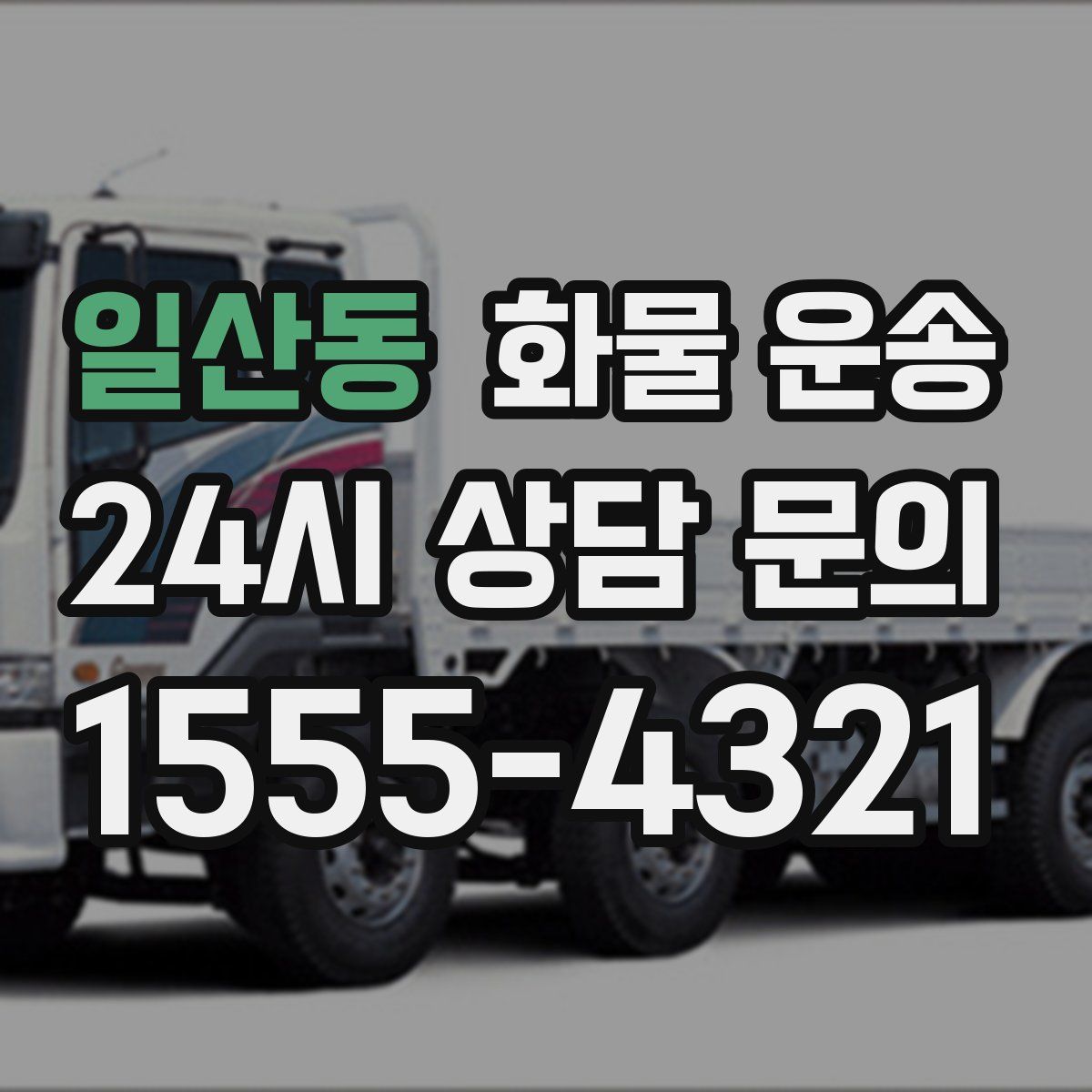 일산동 화물 운송