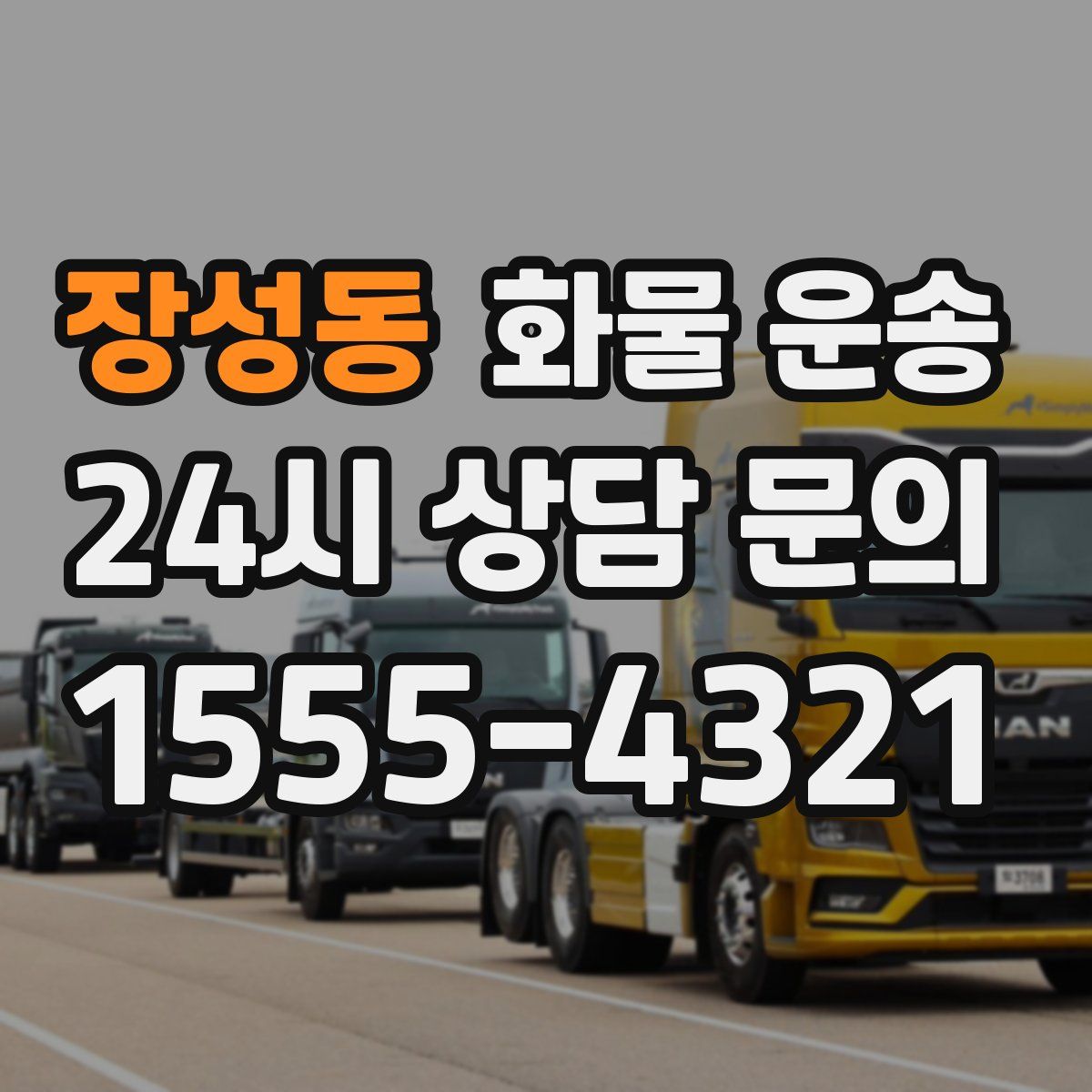 장성동 화물 운송