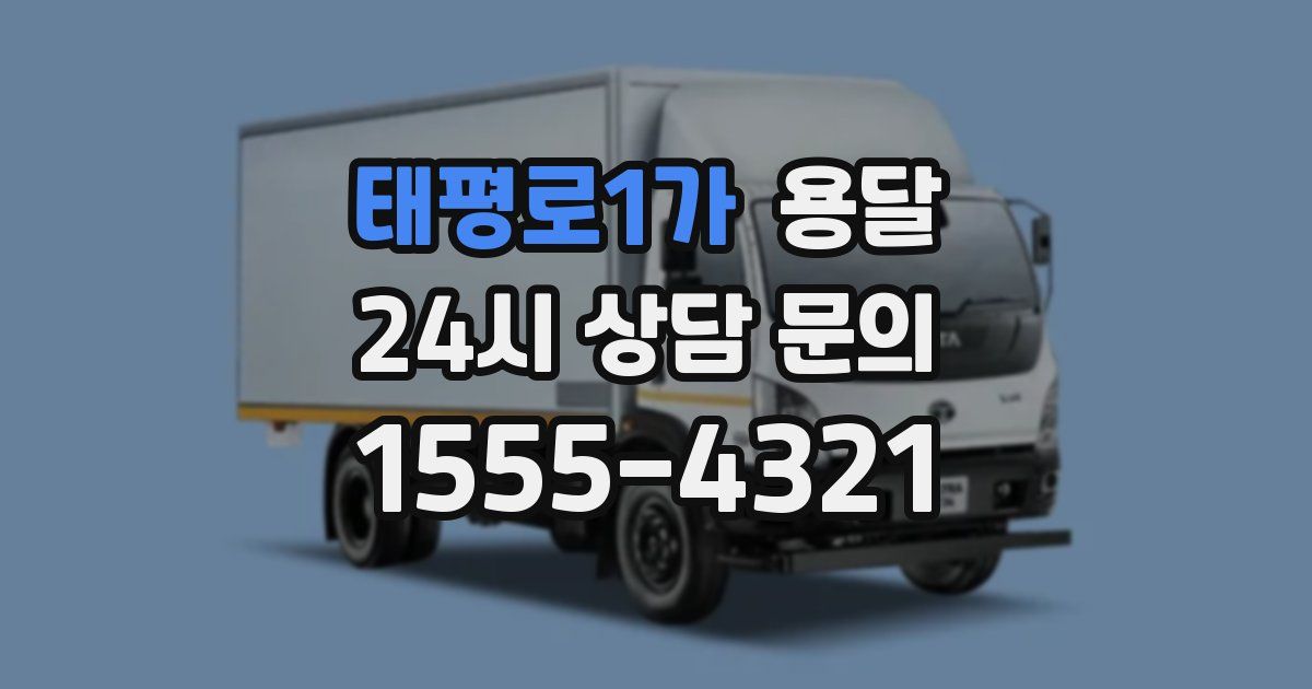태평로1가 용달