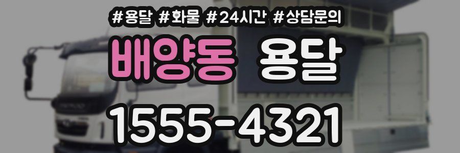 배양동 용달