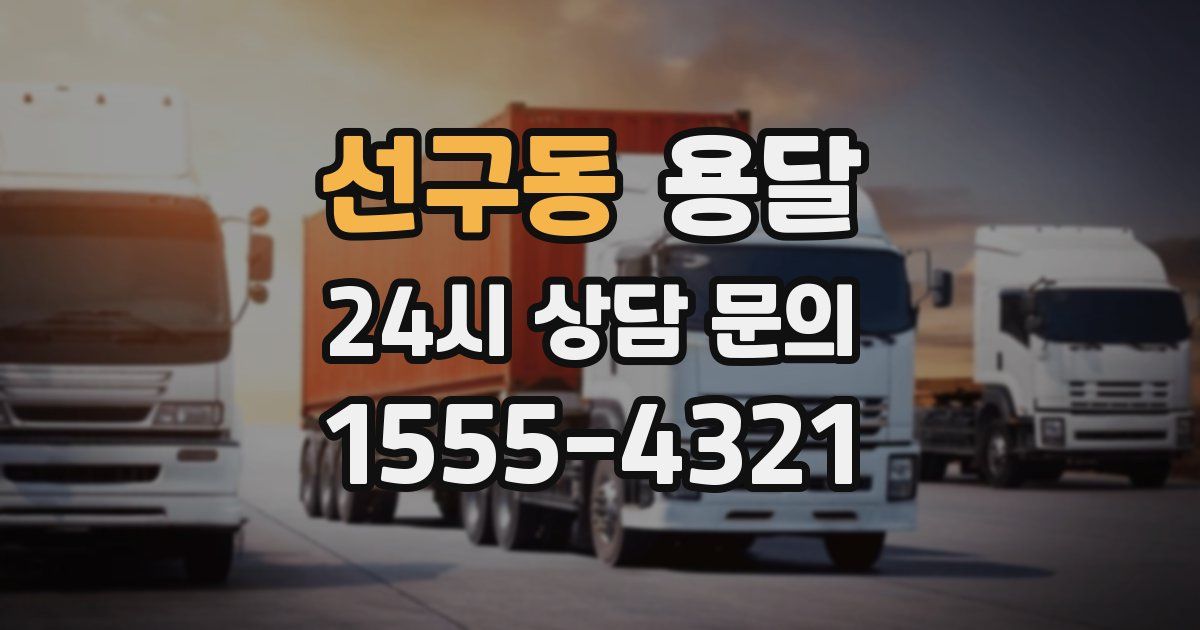 선구동 용달