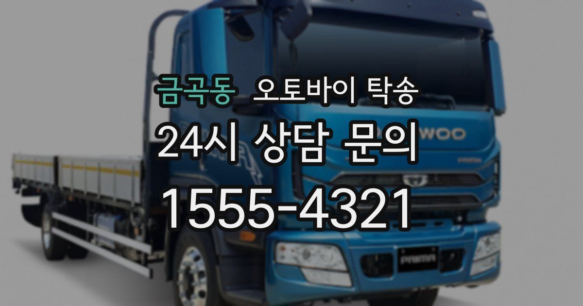 금곡동 오토바이 탁송