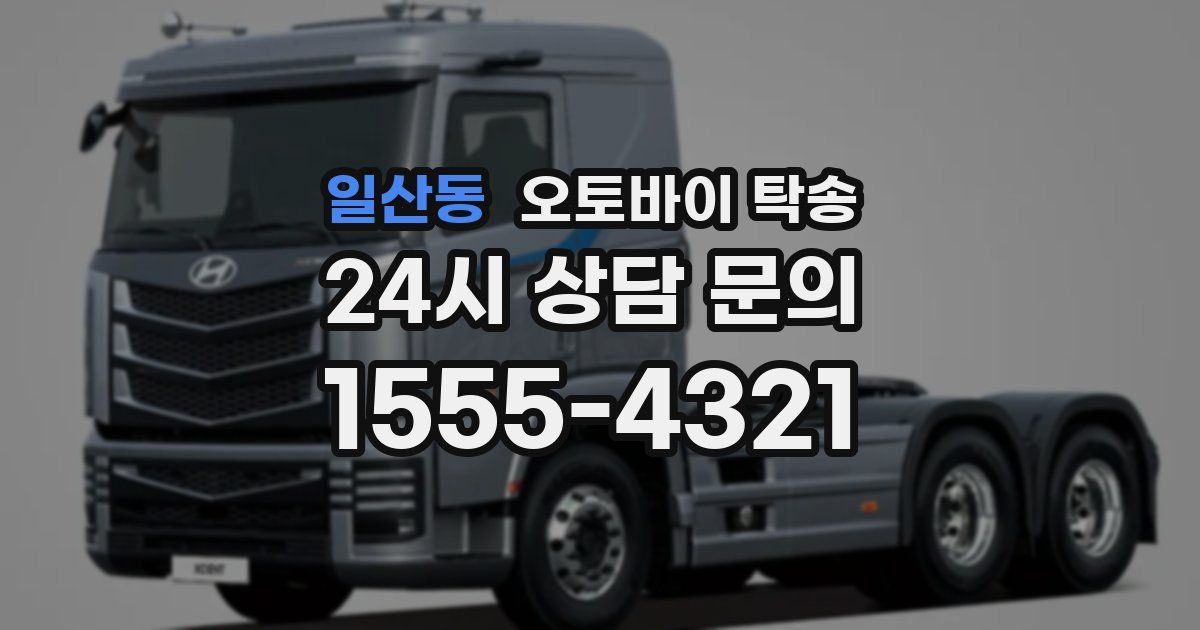 일산동 오토바이 탁송