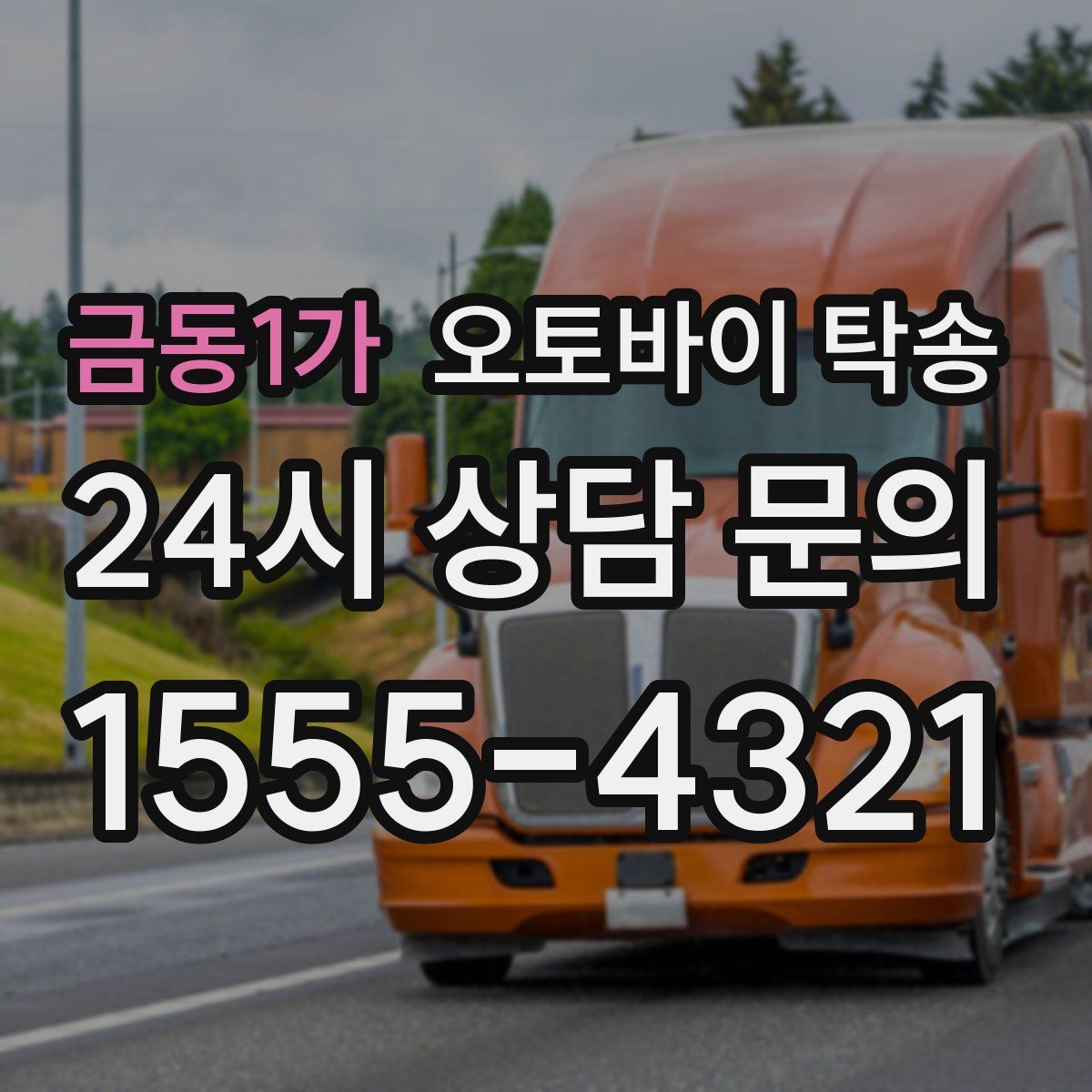 금동1가 오토바이 탁송