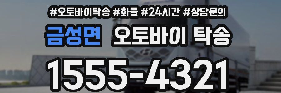 금성면 오토바이 탁송